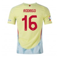 Camisa de time de futebol Espanha Rodri Hernandez #16 Replicas 2º Equipamento Europeu 2024 Manga Curta